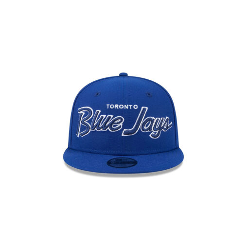 Toronto Blue Jays Script Fan Snapback in Blue