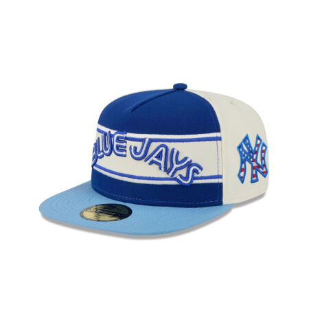 Toronto Blue Jays Summer Fan Fitted Cap in White