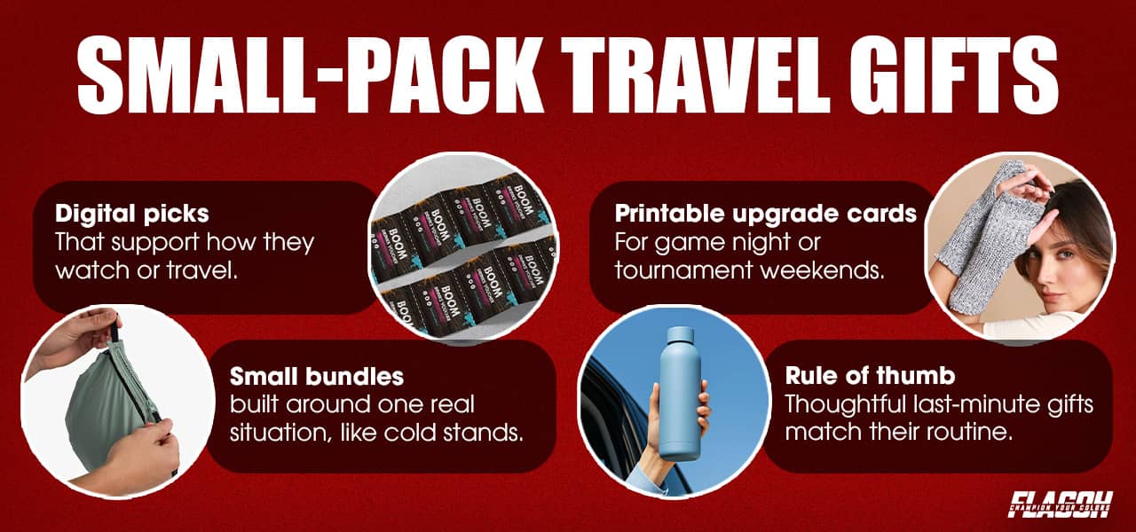 Christmas Gifts for Sports Fans Without the Guesswork 7 Travel Weekend Gifts That Pack Small