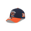Chicago Bears Arched Logo A-Frame Snapback Hat in Navy
