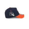 Chicago Bears Arched Logo A-Frame Snapback Hat in Navy