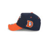 Chicago Bears Arched Logo A-Frame Snapback Hat in Navy