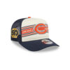 Chicago Bears Banner Logo A-Frame Trucker Hat in Navy