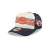 Chicago Bears Banner Logo A-Frame Trucker Hat in Navy 1 Chicago Bears Banner Logo A-Frame Trucker Hat in Navy