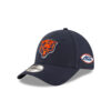 Chicago Bears Bear Head Logo Adjustable Hat in Navy