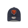 Chicago Bears Bear Head Logo Adjustable Hat in Navy