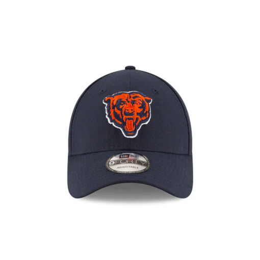 Chicago Bears Bear Head Logo Adjustable Hat in Navy