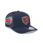 Chicago Bears Bear Head Mesh Back Trucker Hat in Navy