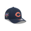 Chicago Bears Bear Head Side Patch Snapback Hat in Navy