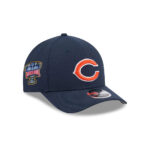 Chicago Bears Bear Head Side Patch Snapback Hat in Navy