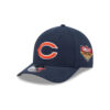 Chicago Bears Bear Head Side Patch Snapback Hat in Navy