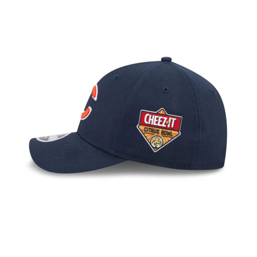 Chicago Bears Bear Head Side Patch Snapback Hat in Navy