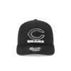 Chicago Bears Black and White C Mark Wordmark Side Patch Adjustable Hat in Black 2 Chicago Bears Black and White C Mark Wordmark Side Patch Adjustable Hat in Black