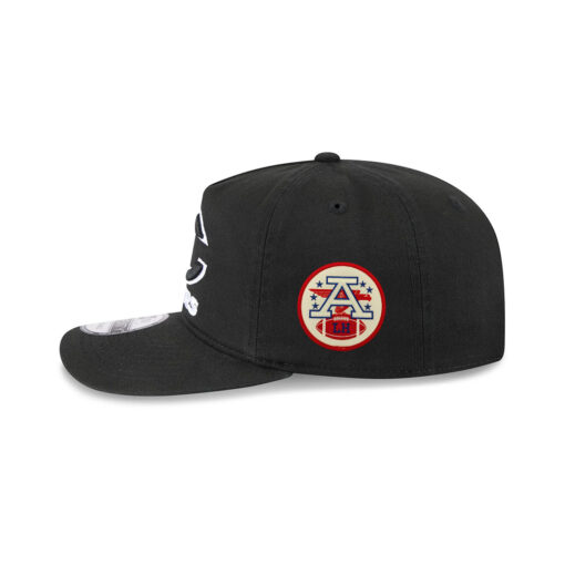 Chicago Bears Black and White C Mark Wordmark Side Patch Adjustable Hat in Black Chicago Bears Black and White C Mark Wordmark Side Patch Adjustable Hat in Black