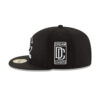 Chicago Bears Black and White C Mark Wordmark Side Patch Fitted Hat in Black 2 Chicago Bears Black and White C Mark Wordmark Side Patch Fitted Hat in Black