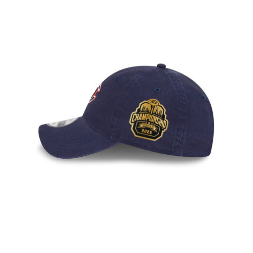 Chicago Bears C Mark Bear Head Side Patch Adjustable Hat in Navy Chicago Bears C Mark Bear Head Side Patch Adjustable Hat in Navy