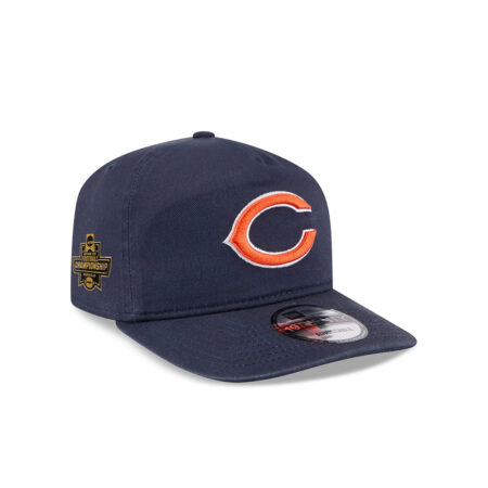 Chicago Bears C Mark Side Patch Adjustable Hat in Navy