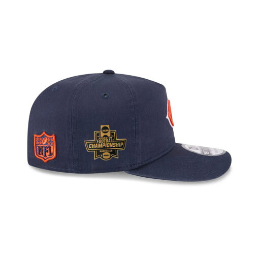 Chicago Bears C Mark Side Patch Adjustable Hat in Navy Chicago Bears C Mark Side Patch Adjustable Hat in Navy