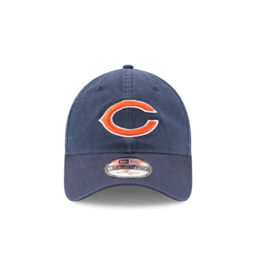 Chicago Bears C Mark Side Patch Adjustable Hat in Navy Chicago Bears C Mark Side Patch Adjustable Hat in Navy