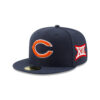 Chicago Bears C Mark Side Patch Fitted Hat in Navy 1 Chicago Bears C Mark Side Patch Fitted Hat in Navy