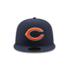 Chicago Bears C Mark Side Patch Fitted Hat in Navy 3 Chicago Bears C Mark Side Patch Fitted Hat in Navy