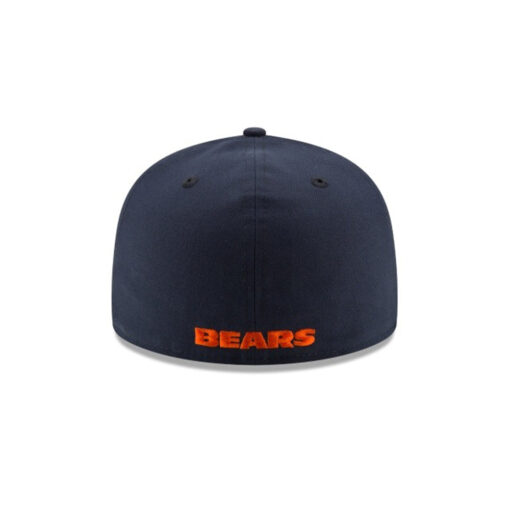 Chicago Bears C Mark Side Patch Fitted Hat in Navy Chicago Bears C Mark Side Patch Fitted Hat in Navy