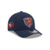 Chicago Bears C Mark Side Patch Kids Snapback Hat in Navy