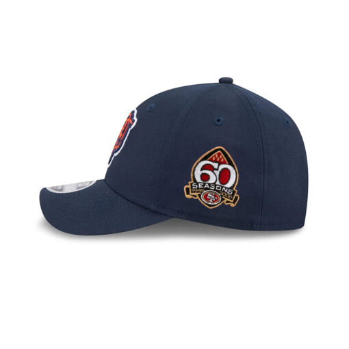 Chicago Bears C Mark Side Patch Kids Snapback Hat in Navy Chicago Bears C Mark Side Patch Kids Snapback Hat in Navy