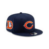 Chicago Bears C Mark Side Patch Snapback Hat in Navy