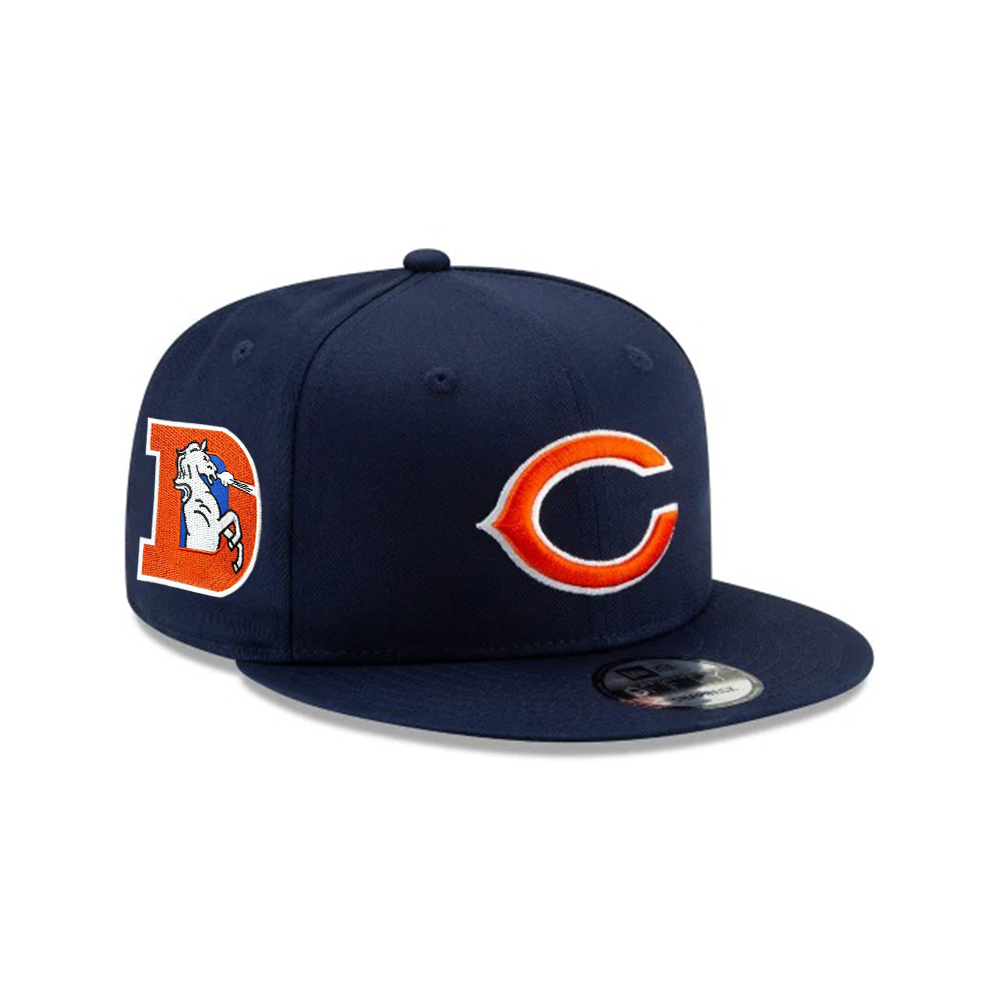 Chicago Bears C Mark Side Patch Snapback Hat in Navy Chicago Bears C Mark Side Patch Snapback Hat in Navy
