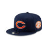 Chicago Bears C Mark Side Patch Snapback Hat in Navy 1 Chicago Bears C Mark Side Patch Snapback Hat in Navy