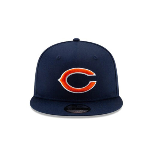 Chicago Bears C Mark Side Patch Snapback Hat in Navy Chicago Bears C Mark Side Patch Snapback Hat in Navy