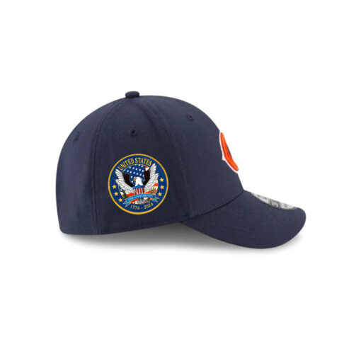 Chicago Bears C Mark Side Patch Stretch Fit Hat in Navy Chicago Bears C Mark Side Patch Stretch Fit Hat in Navy