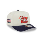 Chicago Bears Chainstitch Logo A-Frame Snapback Hat in Navy