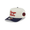 Chicago Bears Chainstitch Logo A-Frame Snapback Hat in Navy 1 Chicago Bears Chainstitch Logo A-Frame Snapback Hat in Navy