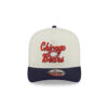 Chicago Bears Chainstitch Logo A-Frame Snapback Hat in Navy 2 Chicago Bears Chainstitch Logo A-Frame Snapback Hat in Navy