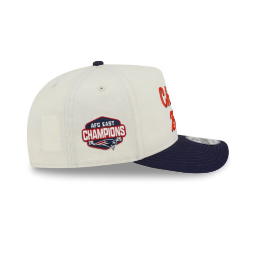 Chicago Bears Chainstitch Logo A-Frame Snapback Hat in Navy Chicago Bears Chainstitch Logo A-Frame Snapback Hat in Navy