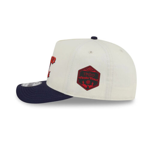 Chicago Bears Chainstitch Logo A-Frame Snapback Hat in Navy Chicago Bears Chainstitch Logo A-Frame Snapback Hat in Navy