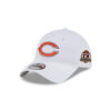 Chicago Bears Classic Logo Adjustable Hat in White 1 Chicago Bears Classic Logo Adjustable Hat in White