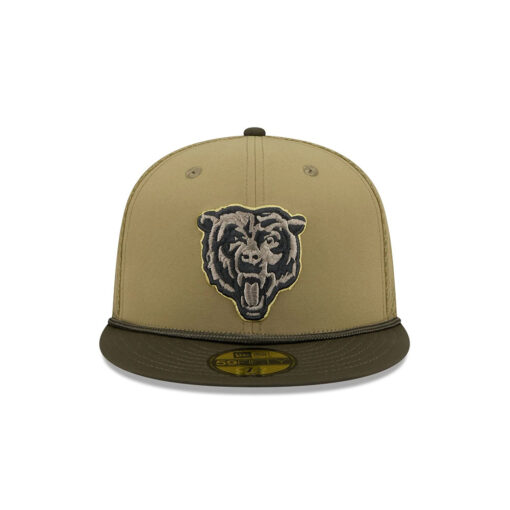 Chicago Bears Military-Inspired Fitted Hat in Olive Chicago Bears Military-Inspired Fitted Hat in Olive