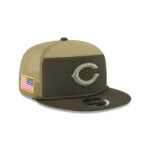 Chicago Bears Military-Inspired Split Panel Trucker Hat in Olive