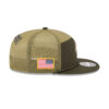 Chicago Bears Military-Inspired Split Panel Trucker Hat in Olive