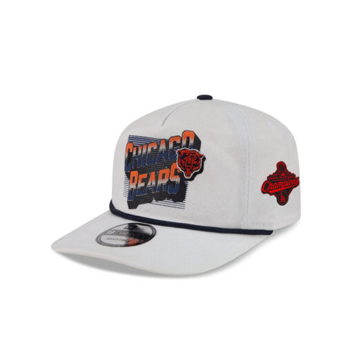 Chicago Bears Retro Rope Adjustable Hat in Cream