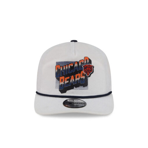 Chicago Bears Retro Rope Adjustable Hat in Cream