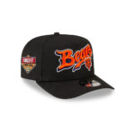 Chicago Bears Script Logo A-Frame Snapback Hat in Black