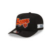 Chicago Bears Script Logo A-Frame Snapback Hat in Black 1 Chicago Bears Script Logo A-Frame Snapback Hat in Black