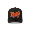 Chicago Bears Script Logo A-Frame Snapback Hat in Black 2 Chicago Bears Script Logo A-Frame Snapback Hat in Black