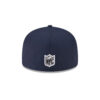 Chicago Bears Script Logo Fitted Hat in Navy 5 Chicago Bears Script Logo Fitted Hat in Navy
