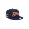Chicago Bears Script Logo Kids Snapback Hat in Navy
