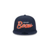 Chicago Bears Script Logo Kids Snapback Hat in Navy